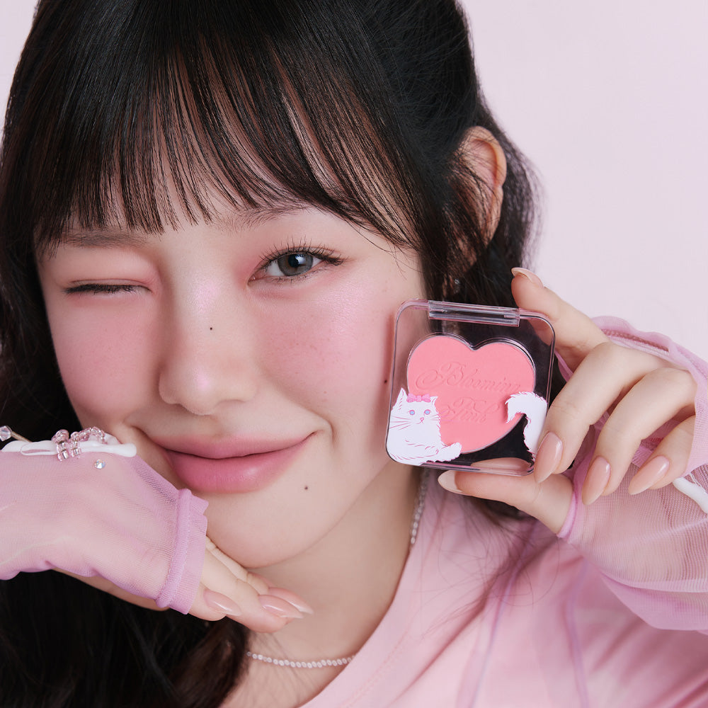 Phấn Má Hồng Etude Heart Pop Blusher Pink Shy - Kallos Vietnam