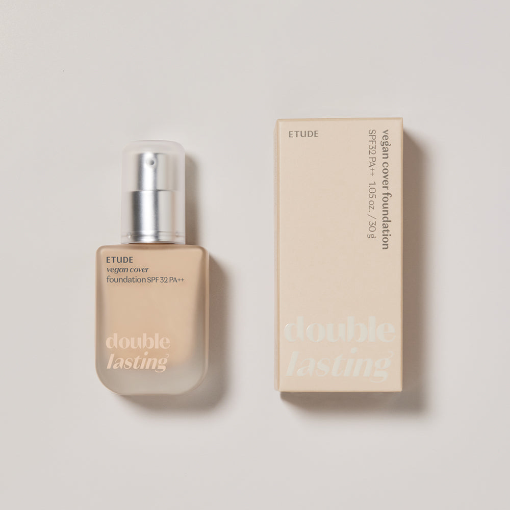 Kem Nền Etude House Double Lasting Vegan Cover Foundation