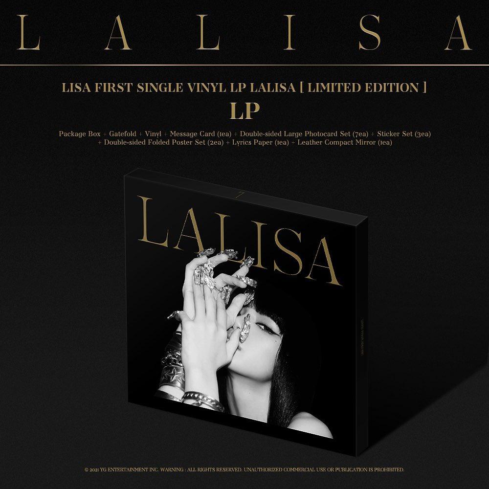 Đĩa Nhạc Lisa First Single Album Lalisa Kit Album VINYL LP - Kallos Vietnam