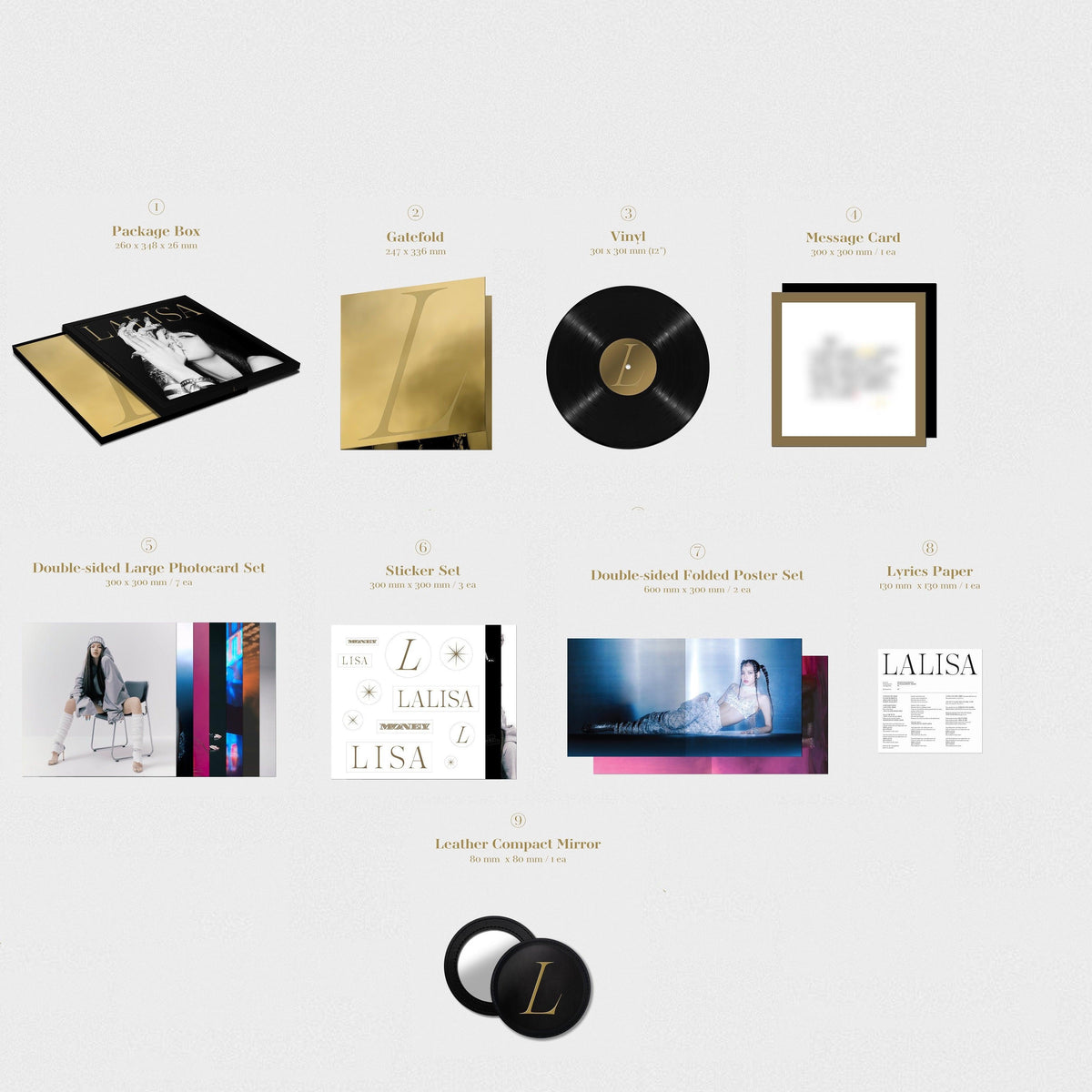 Đĩa Nhạc Lisa First Single Album Lalisa Kit Album VINYL LP - Kallos Vietnam