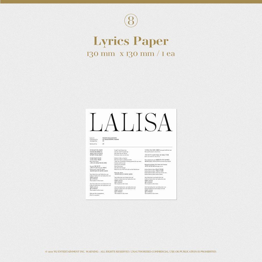 Đĩa Nhạc Lisa First Single Album Lalisa Kit Album VINYL LP - Kallos Vietnam