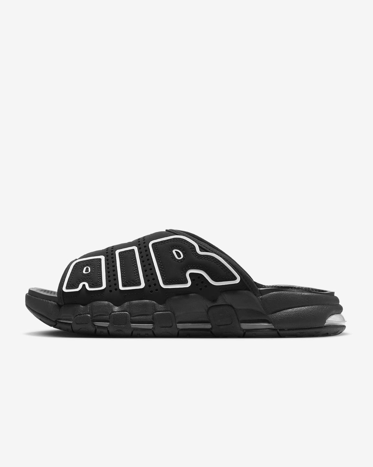 Dép Nike Air More Uptempo Men Slides #Black - Kallos Vietnam