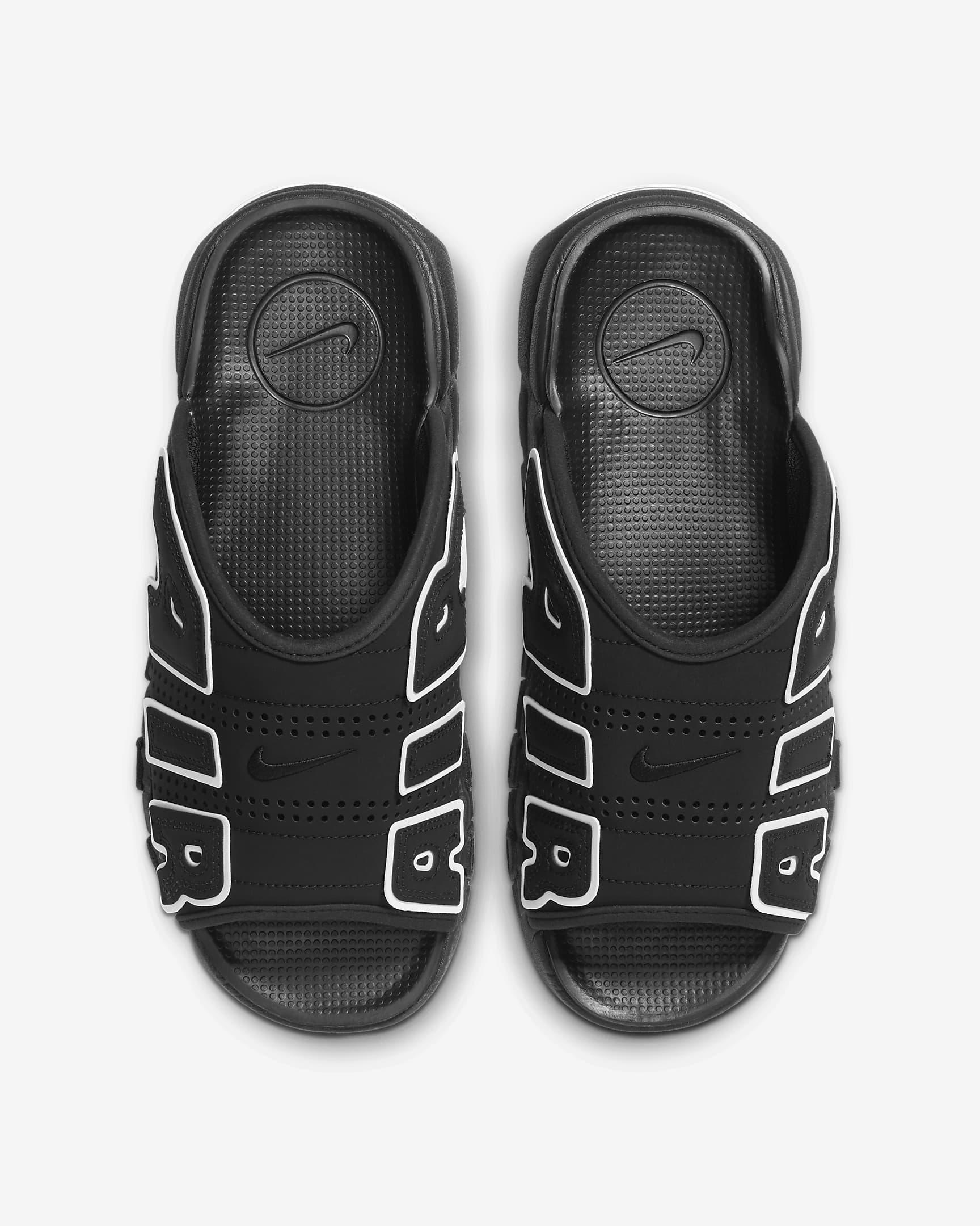 Dép Nike Air More Uptempo Men Slides #Black - Kallos Vietnam