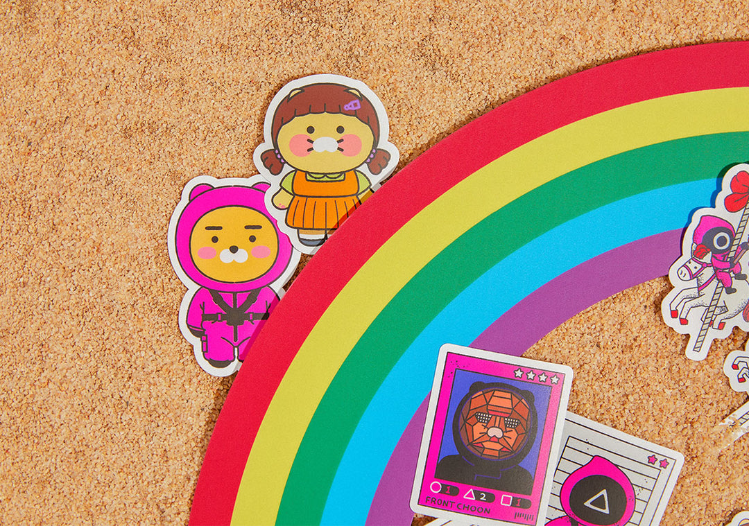 Hình Dán KAKAO Friends Squid Game Sticker Pack - Kallos Vietnan