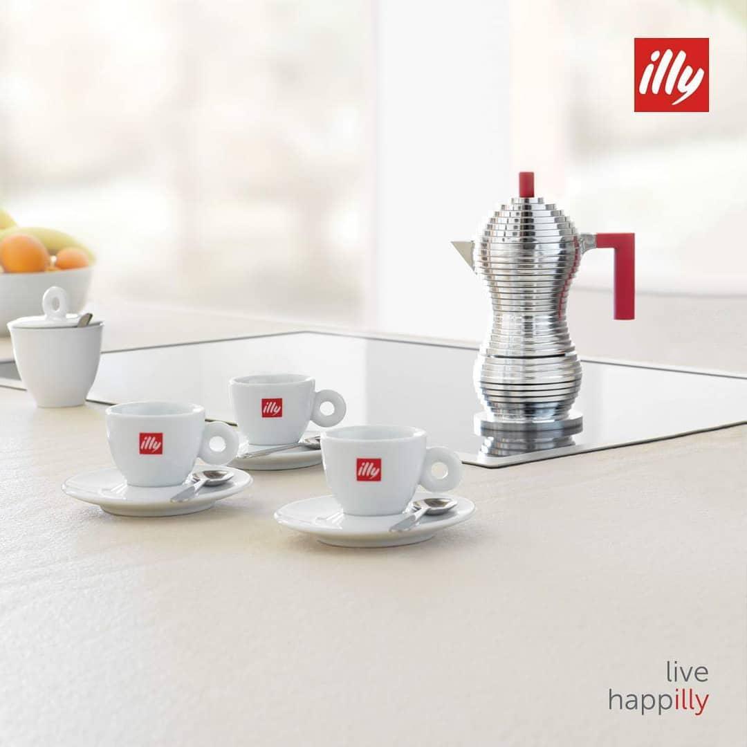 Bình Pha Cà Phê Illy Alessi Pulcina Moka Pot - Kallos Vietnam