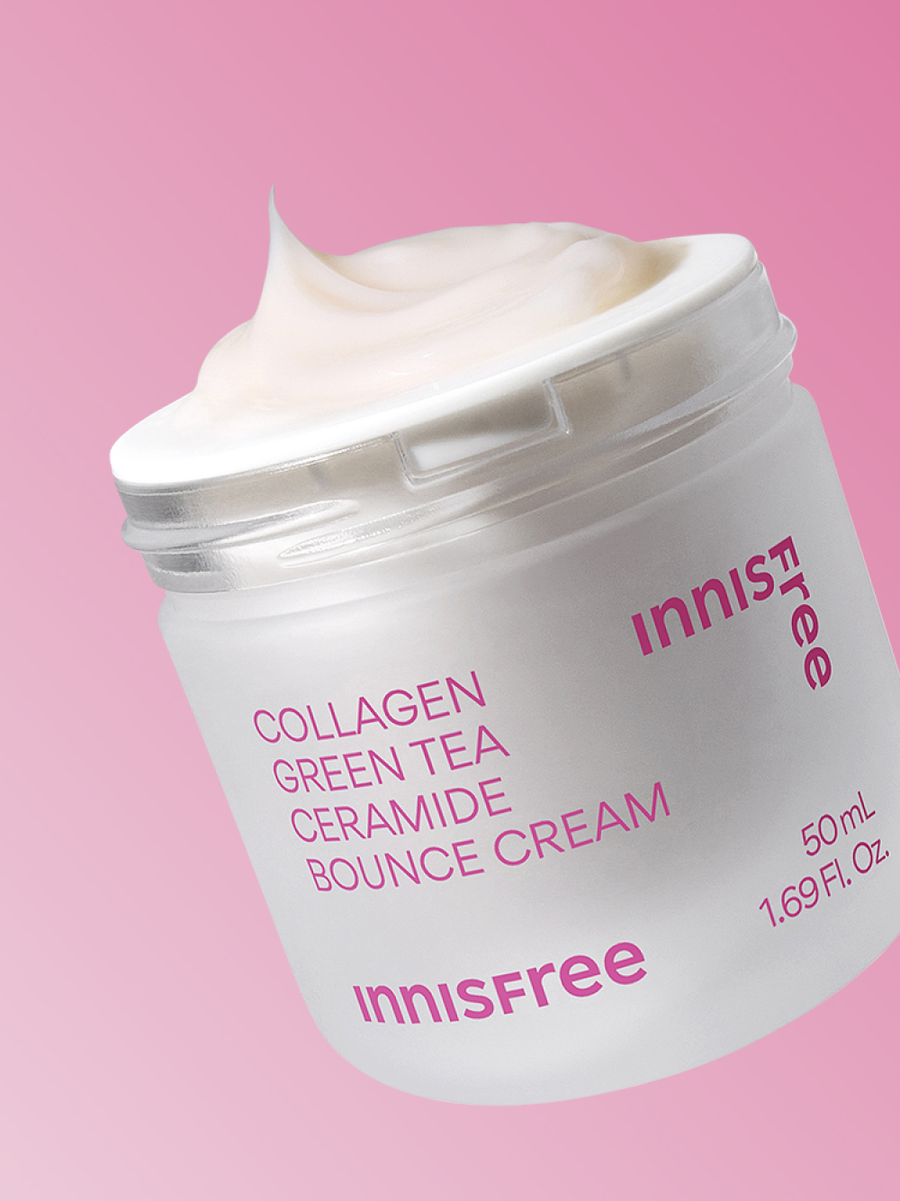 Kem Dưỡng Innisfree Collagen Green Tea Ceramide Bounce Cream - Kallos Vietnam