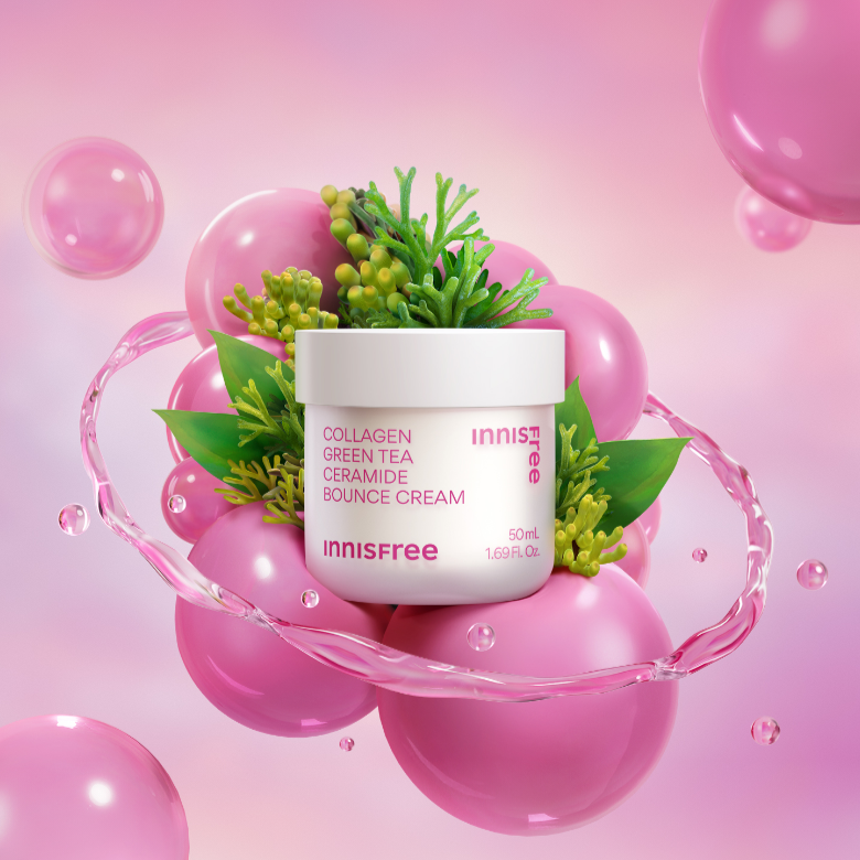 Kem Dưỡng Innisfree Collagen Green Tea Ceramide Bounce Cream - Kallos Vietnam