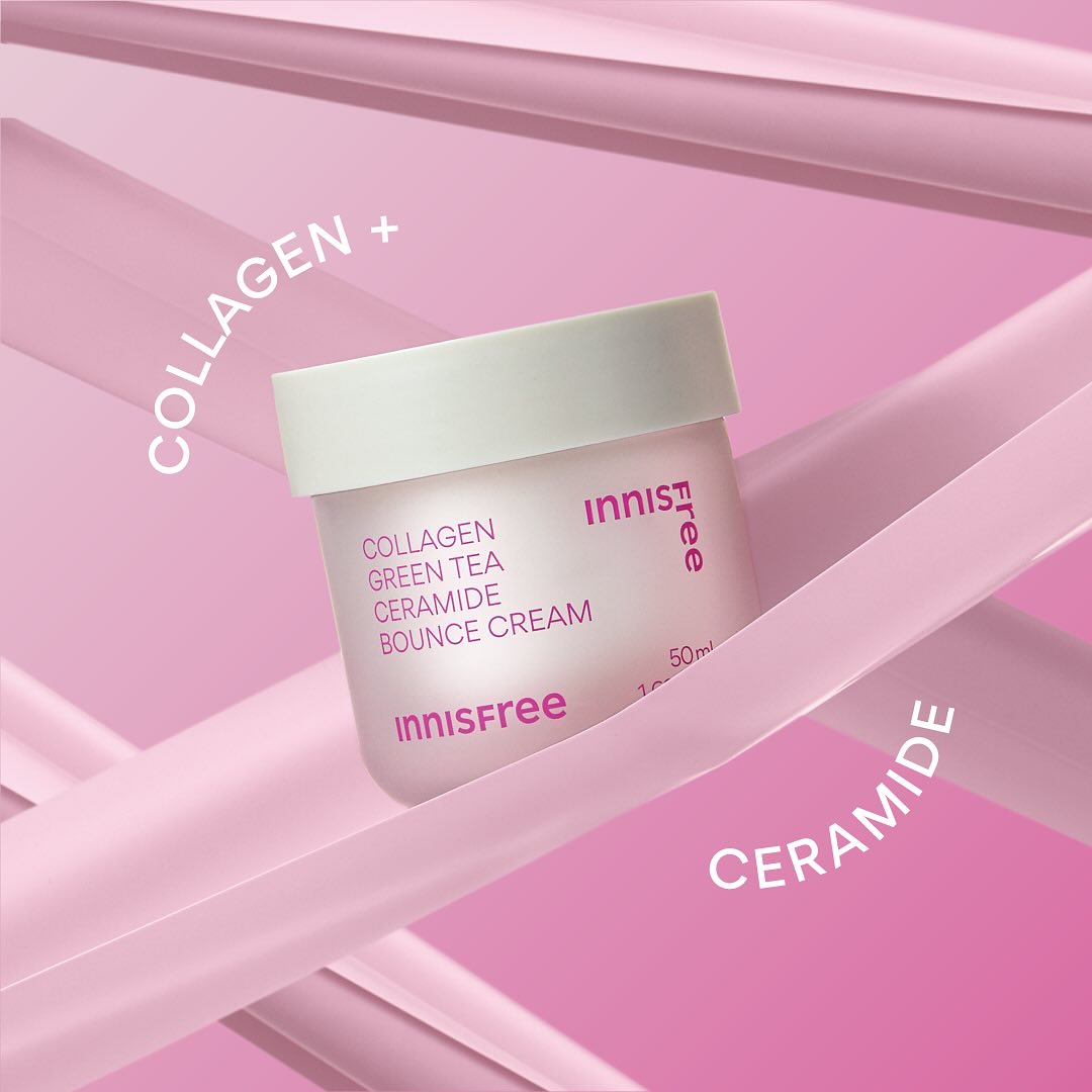 Kem Dưỡng Innisfree Collagen Green Tea Ceramide Bounce Cream - Kallos Vietnam