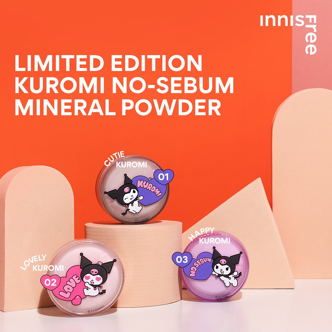 Phấn Phủ Innisfree Kuromi No Sebum Mineral Powder - Kallos Vietnam