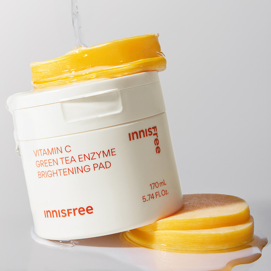 Nước Hoa Hồng Innisfree Vitamin C Green Tea Enzyme Brightening Pad - Kallos Vietnam