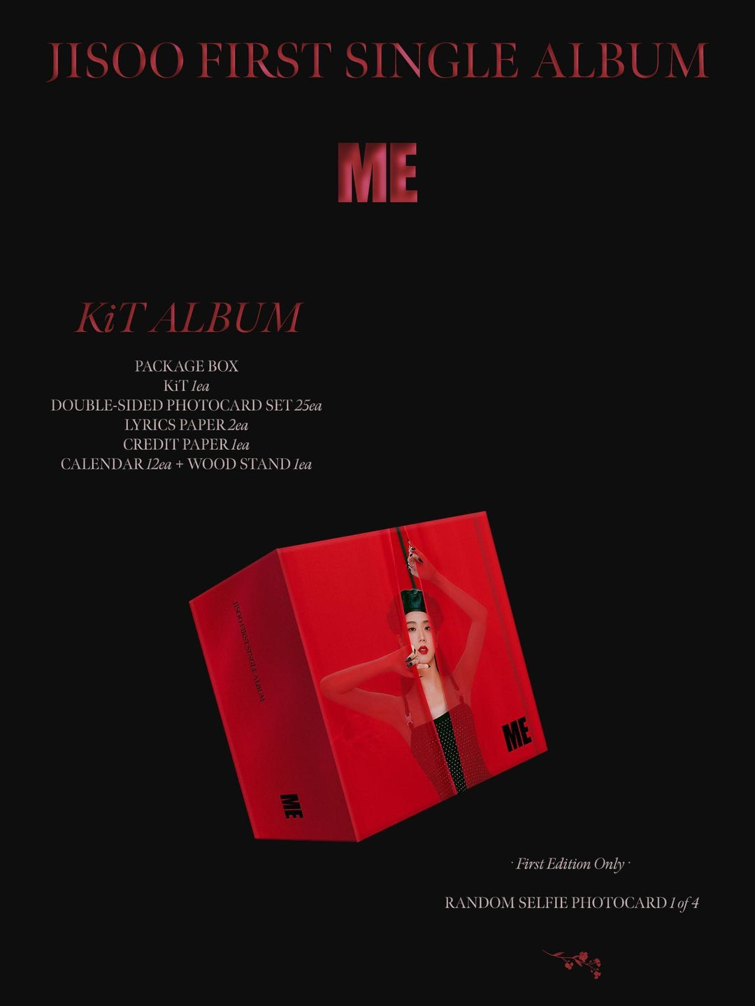 Bộ Kit Jisoo First Single Kit Album [ME] - Kallos Vietnam