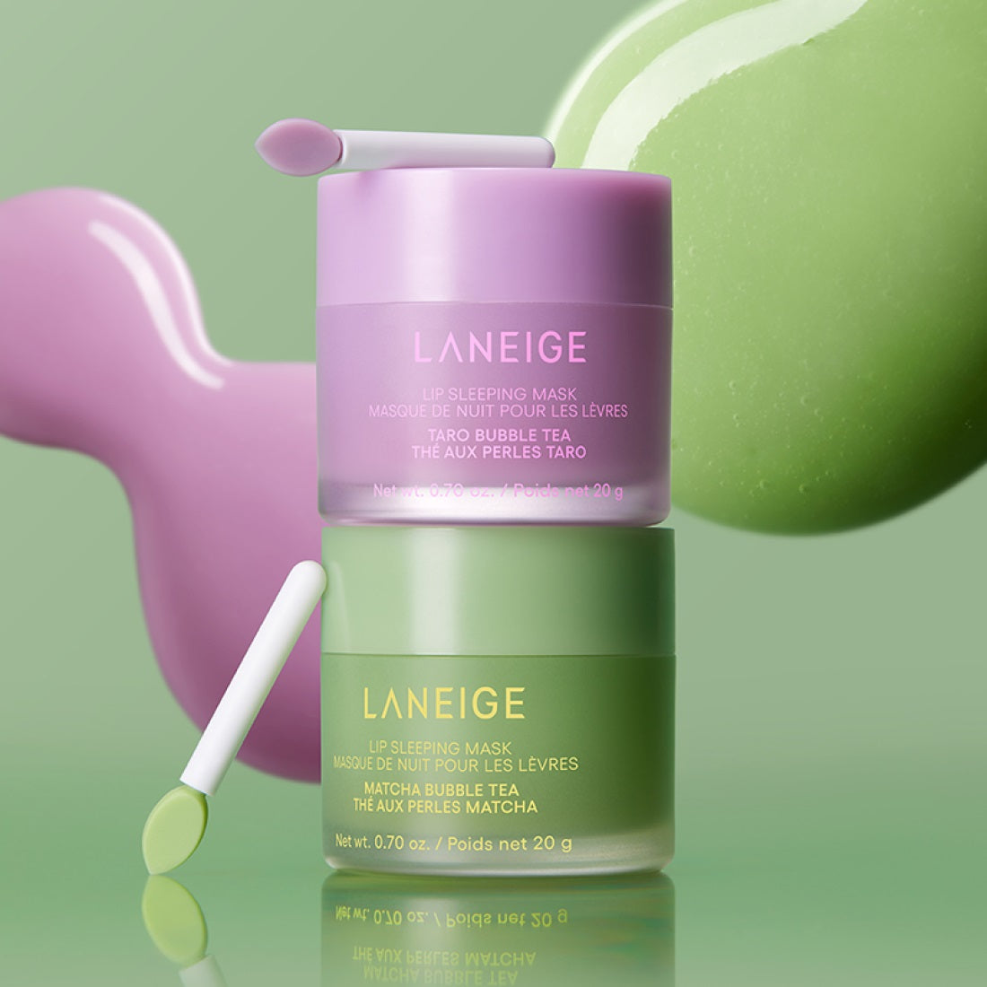 Mặt Nạ Môi LANEIGE Lip Sleeping Mask EX #Taro Bubble Tea-Kallos