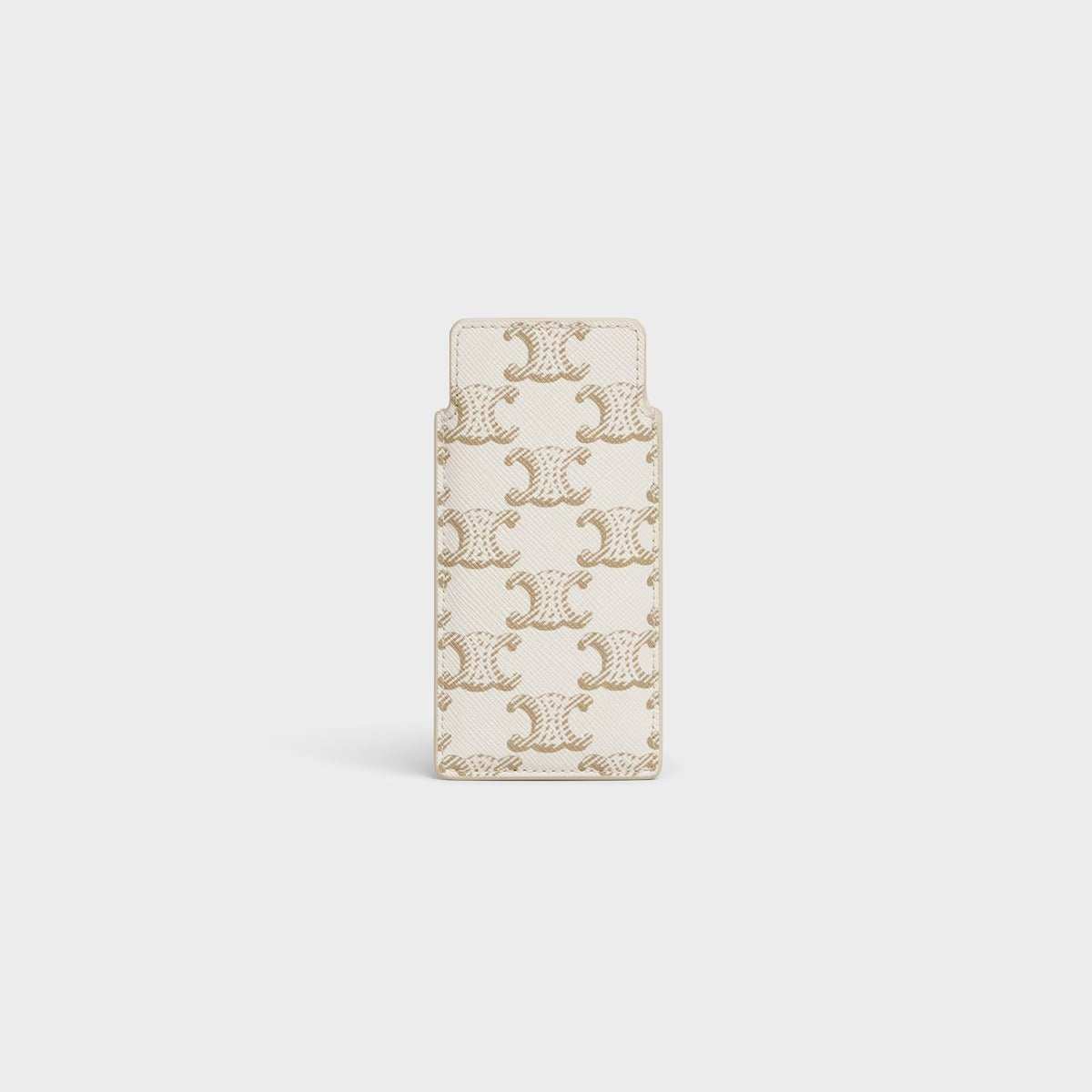 Lược CELINE Small Hair Comb With Case In Triomphe Canvas #White