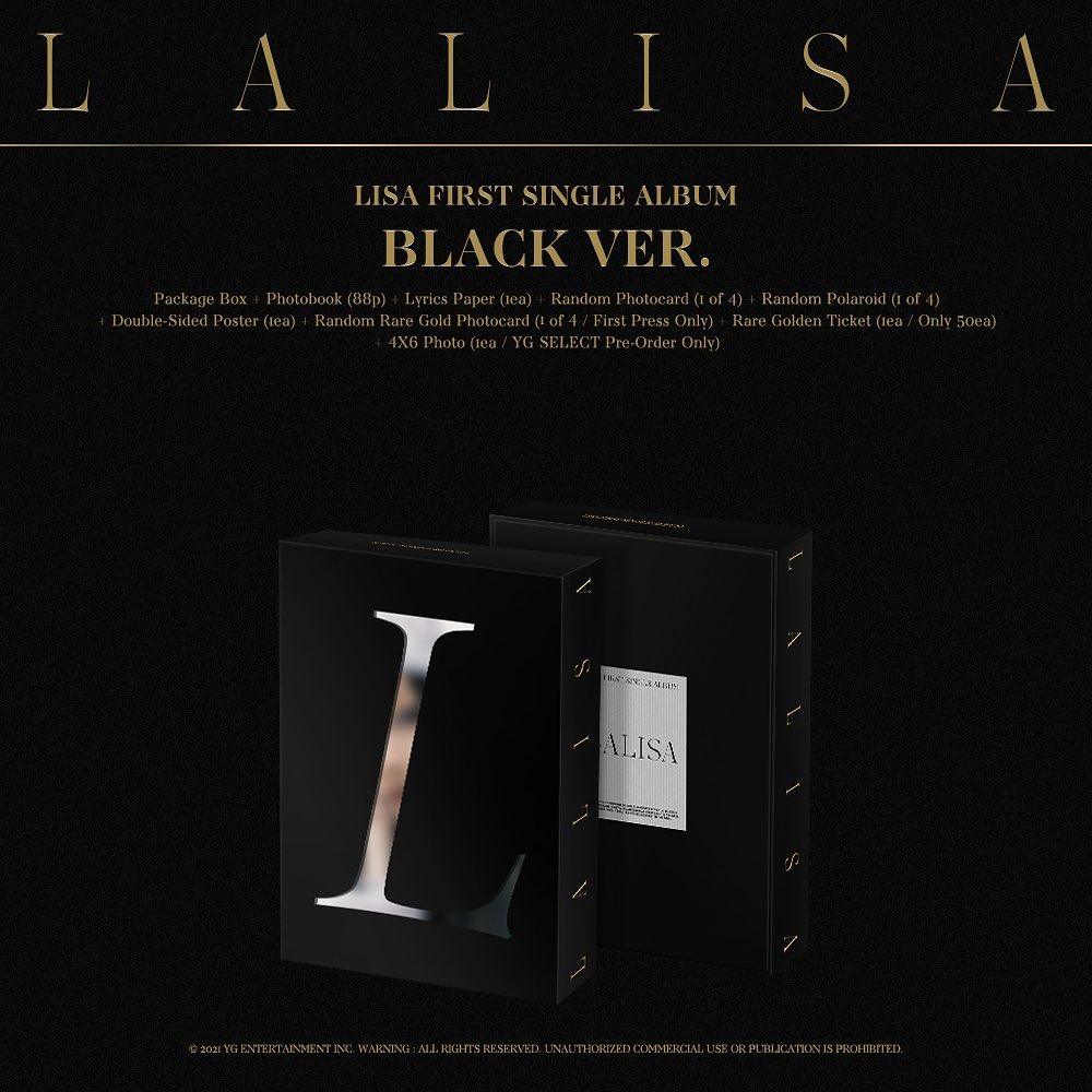 Đĩa Nhạc Lisa First Single Album Lalisa YG Selection Edition - Kallos Vietnam