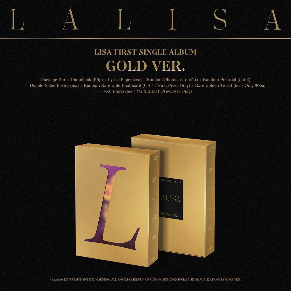 Đĩa Nhạc Lisa First Single Album Lalisa YG Selection Edition - Kallos Vietnam