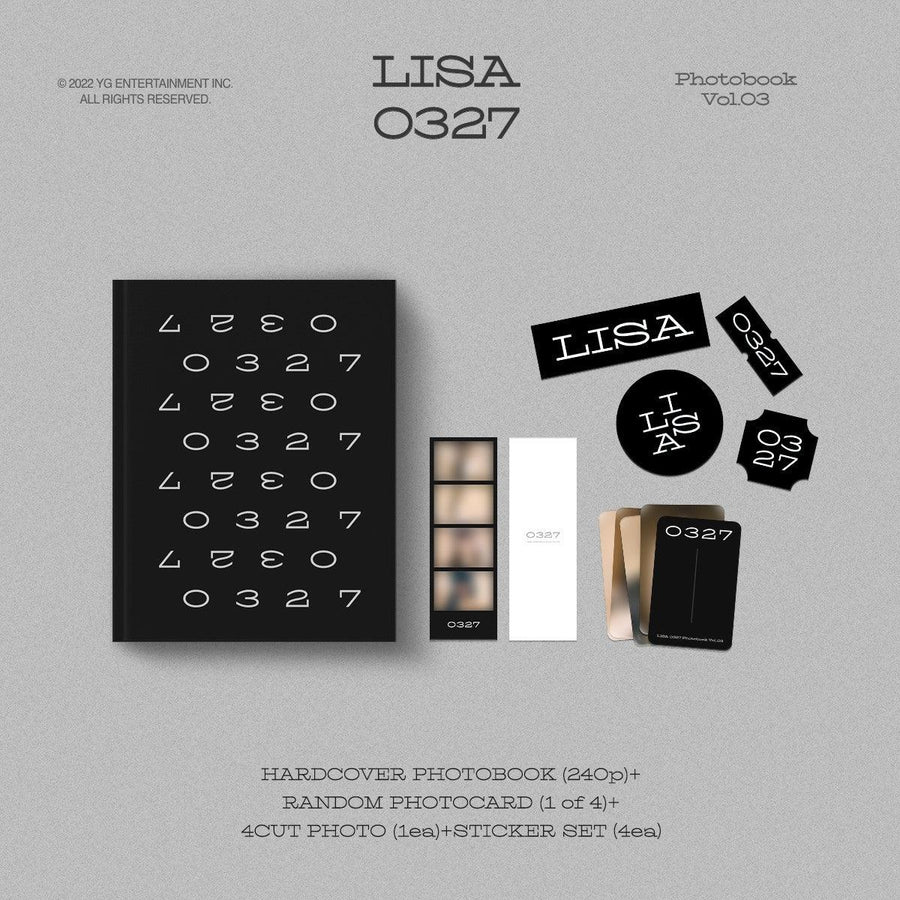 Album Ảnh Lisa Photobook 0327 VOL 3 - Kallos Vietnam