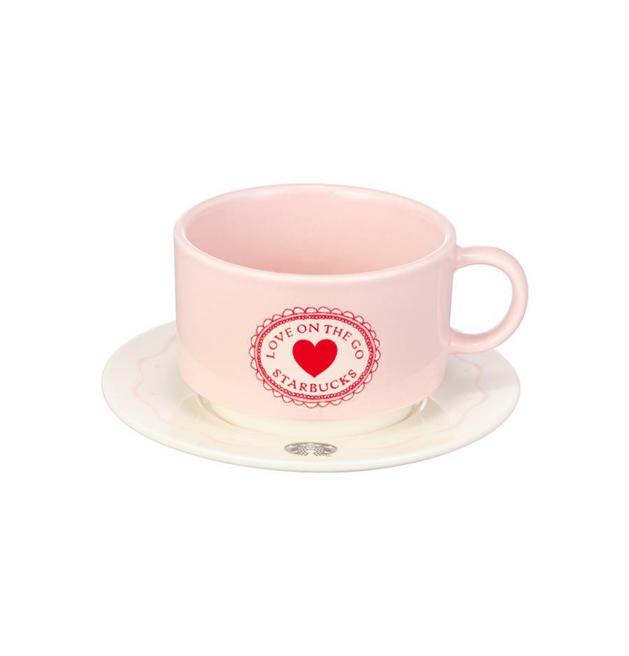 Ly STARBUCKS Sweetie Heart Mug & Saucer - Kallos Vietnam