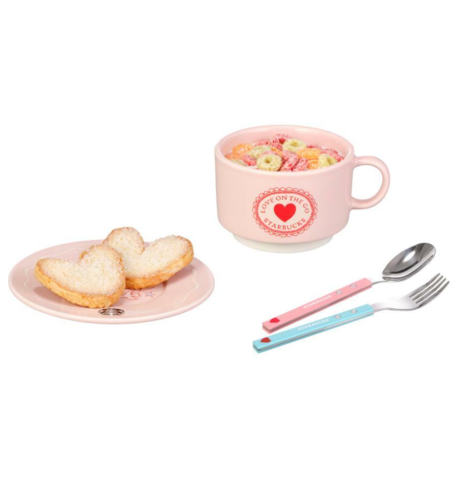 Ly STARBUCKS Sweetie Heart Mug & Saucer - Kallos Vietnam