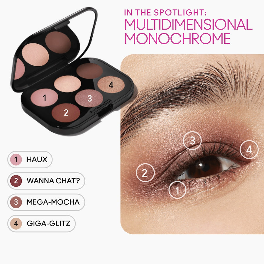 Phấn Mắt MAC Connect In Colour Eye Shadow Palette X6 #Embedded In Burgundy - Kallos Vietnam