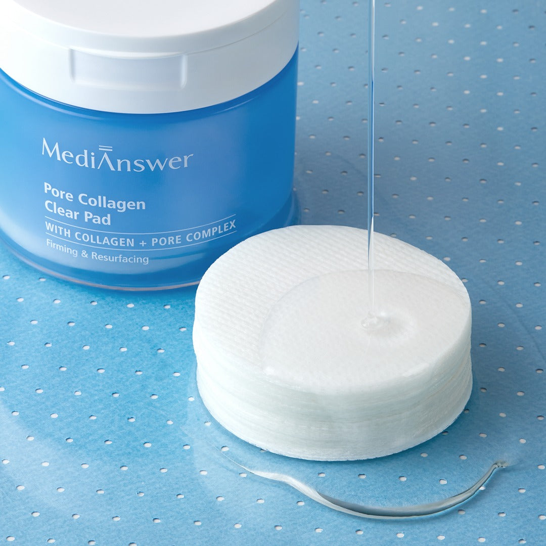 Toner Pad MediAnswer Pore Collagen Clear Pad