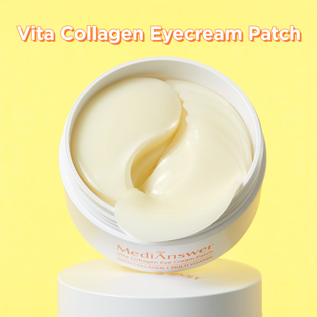 Mặt Nạ Mắt MediAnswer Vita Collagen Eye Cream Patch - Kallos Vietnam