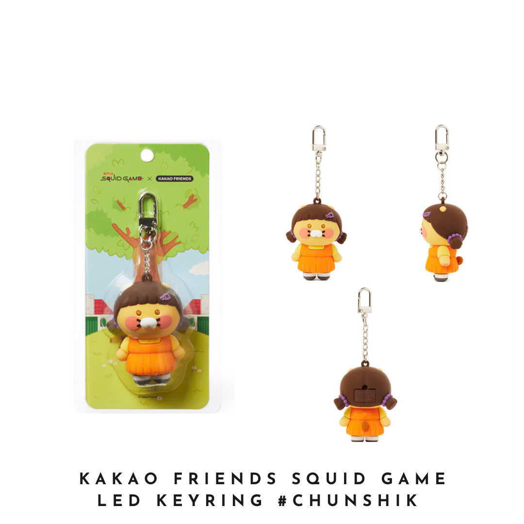 Móc Khoá KAKAO Friends Squid Game LED Keyring - Kallos Vietnam
