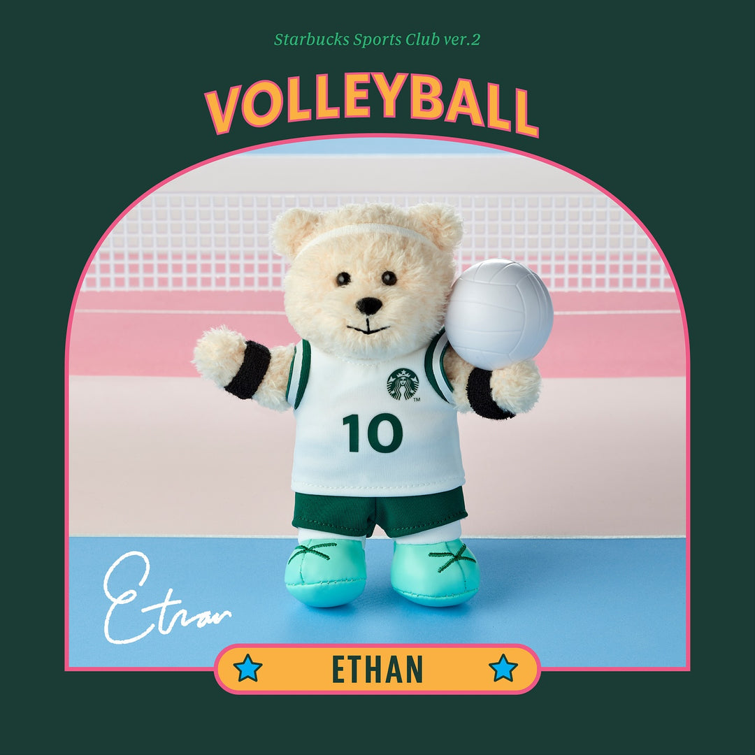 Móc Khoá STARBUCKS Volleyball Bearista Keychain Ethan - Kallos Vietnam