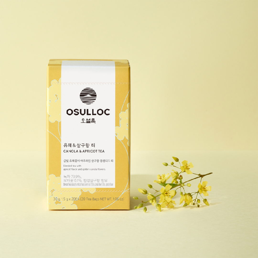 Trà Osulloc Canola & Apricot Tea Bags