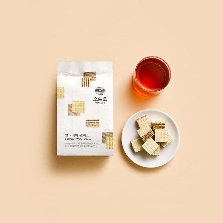 Bánh Xốp Osulloc Earl Gray Wafers Cube - Kallos Vietnam