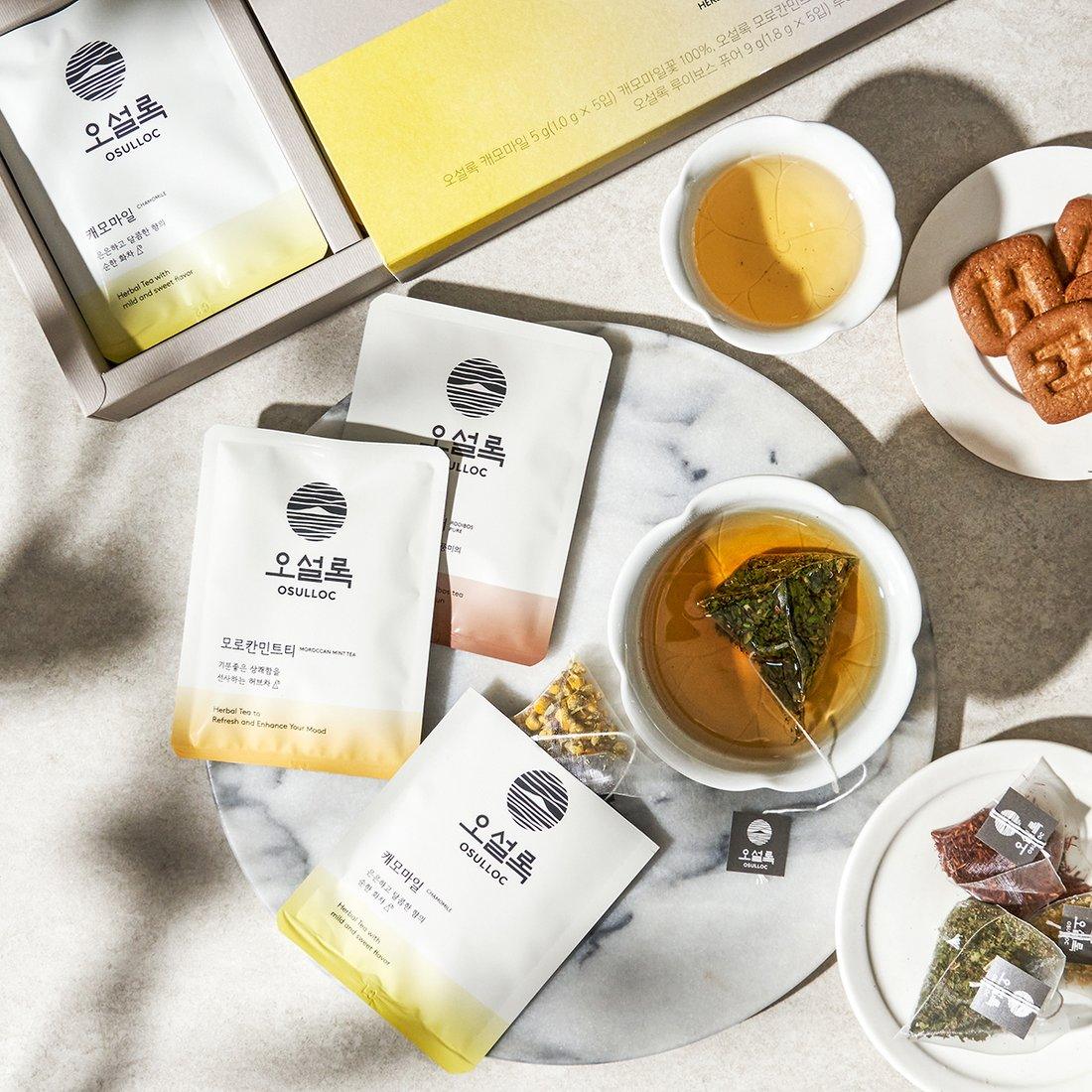 Hộp Quà Tặng Trà Osulloc Herbal Tea Collection - Kallos Vietnam