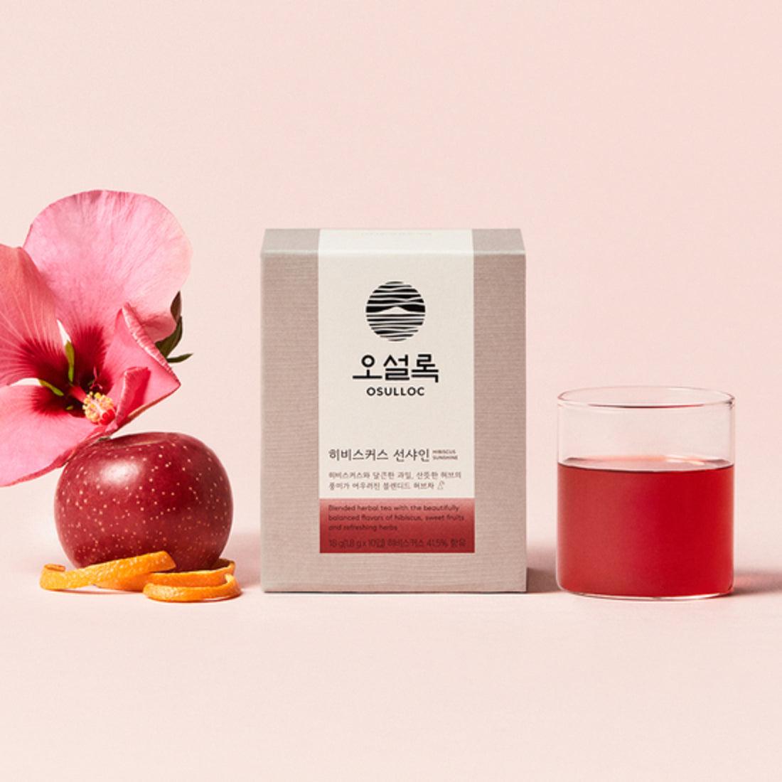 Trà Osulloc Hibiscus Sunshine Tea Bags - Kallos Vietnam