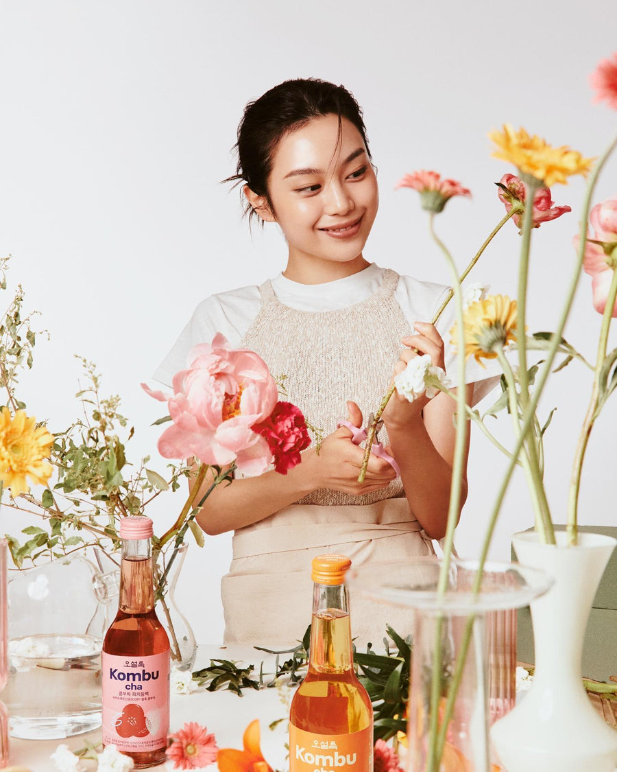 Nước Uống Osulloc Kombucha Peach Camellia - Kallos Vietnam