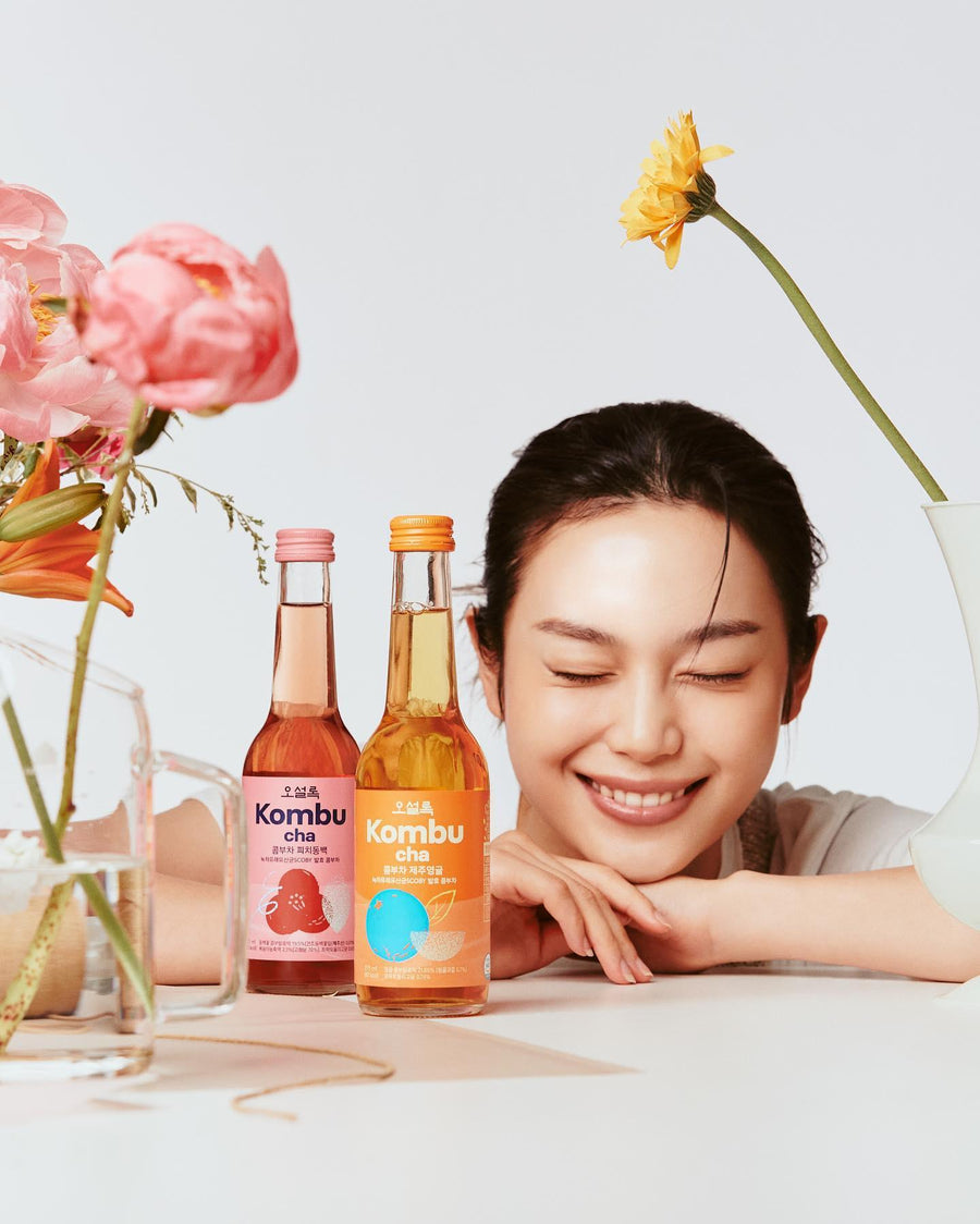 Nước Uống Osulloc Kombucha Peach Camellia - Kallos Vietnam