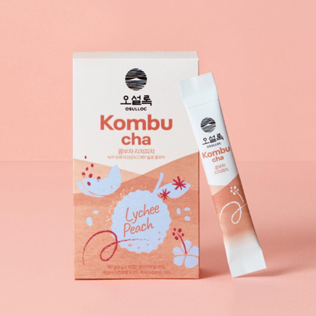 Trà Lên Men Osulloc Kombucha Lychee Peach - Kallos Vietnam