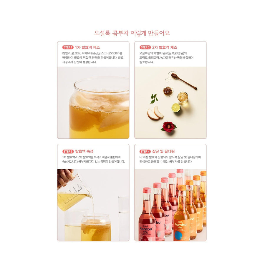 Nước Uống Osulloc Kombucha Jeju Tangerine - Kallos Vietnam