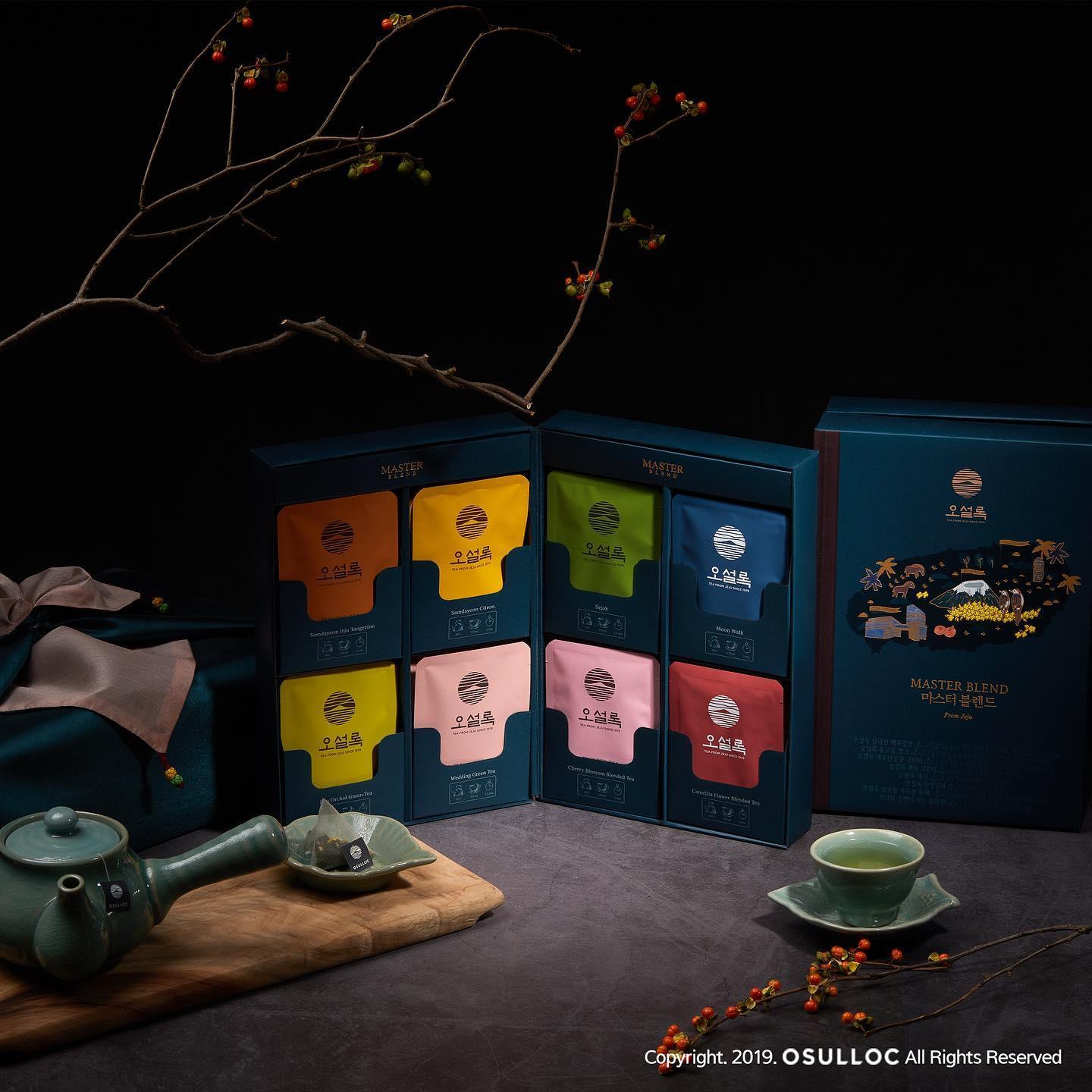 Hộp Quà Tặng Trà Osulloc Master Blend Tea Set - Kallos Vietnam