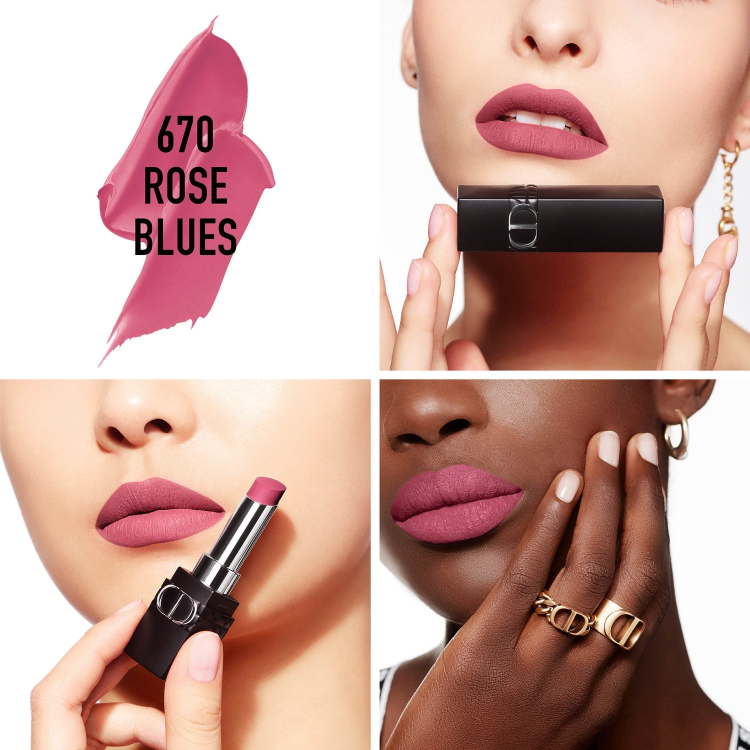 Son Rouge Dior Forever Stick - 670 Rose Blues - Kallos Vietnam