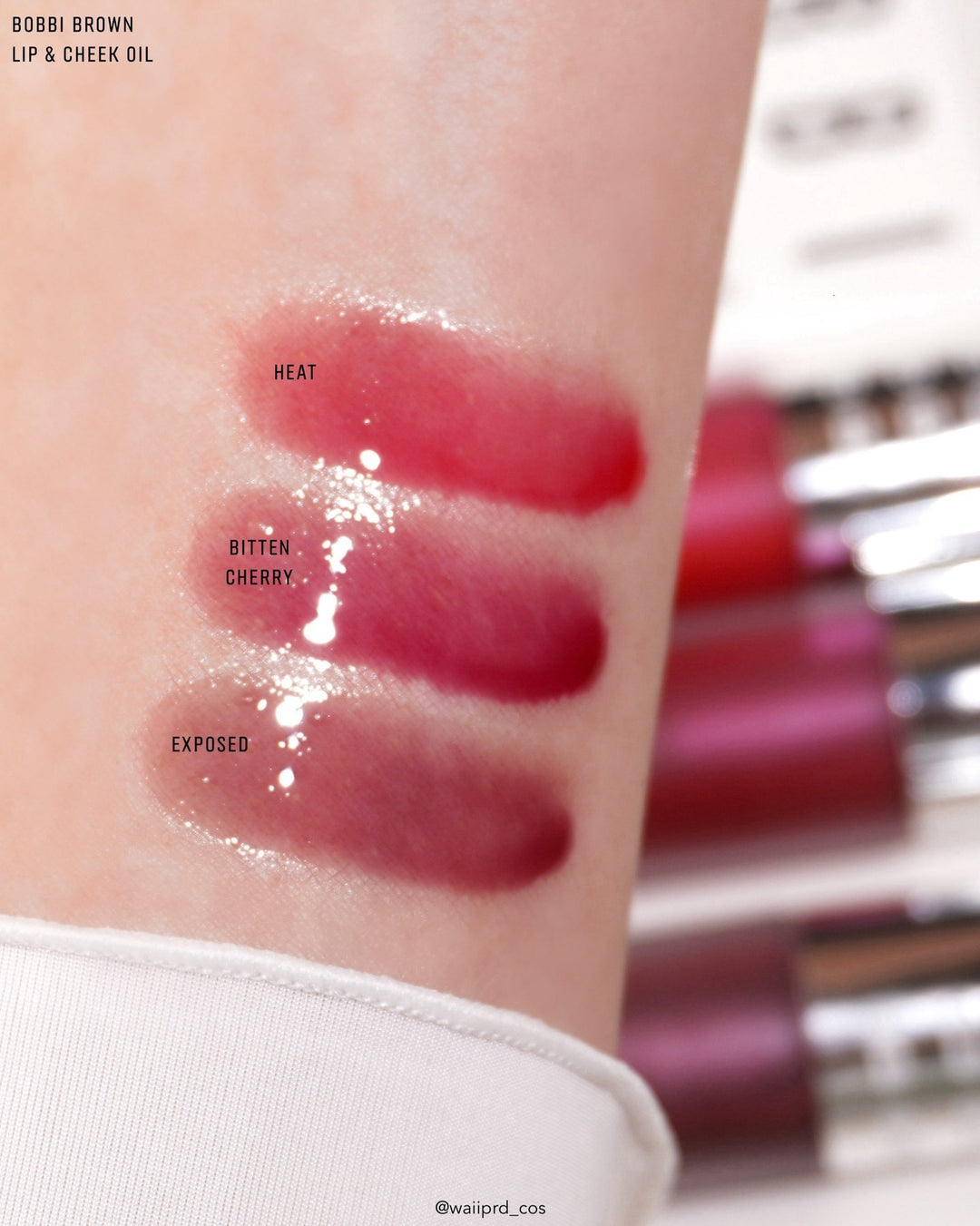 Son Bobbi Brown Lip & Cheek Oil #Bitten Cherry - Kallos Vietnam