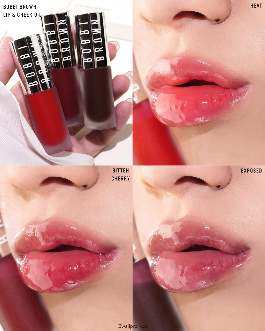 Son Bobbi Brown Lip & Cheek Oil #Bitten Cherry - Kallos Vietnam