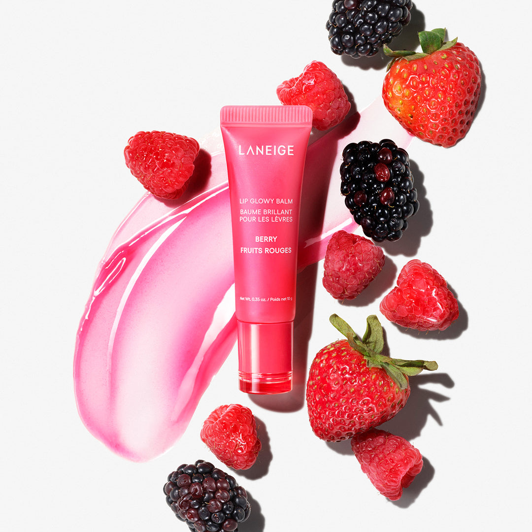 Son Laneige Lip Glowy Balm #Berry - Pink Tint