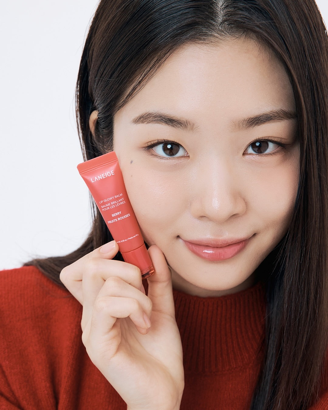 Son Laneige Lip Glowy Balm #Berry - Pink Tint