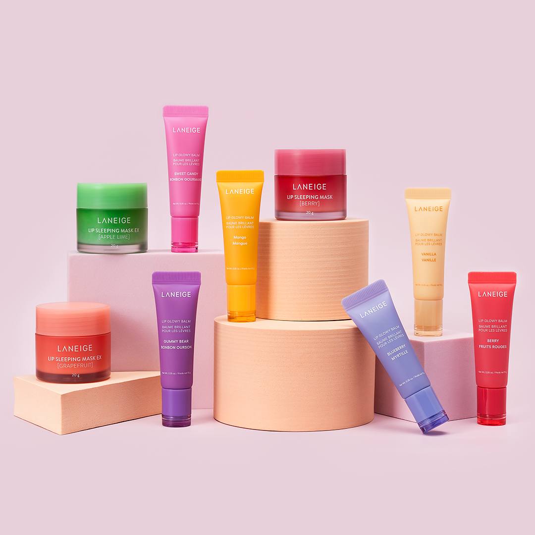 Son Laneige Lip Glowy Balm #Berry - Pink Tint