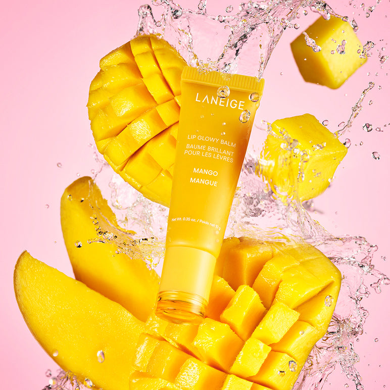 Son Laneige Lip Glowy Balm #Mango - Yellow Tint - Kallos Vietnam