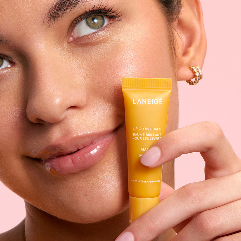 Son Laneige Lip Glowy Balm #Mango - Yellow Tint - Kallos Vietnam