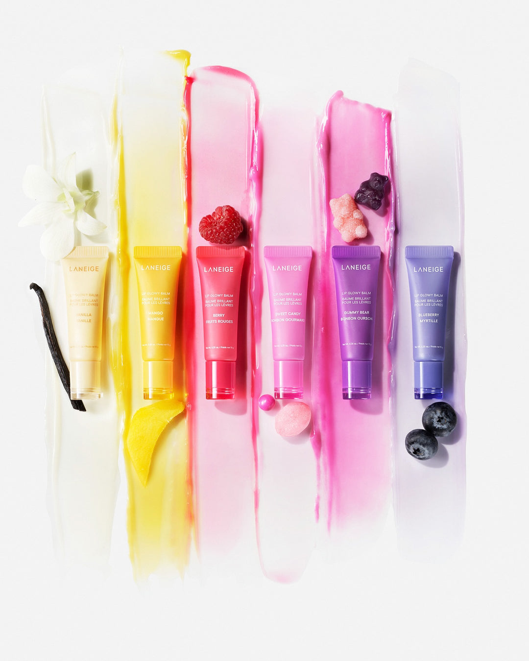 Son Laneige Lip Glowy Balm #Mango - Yellow Tint - Kallos Vietnam
