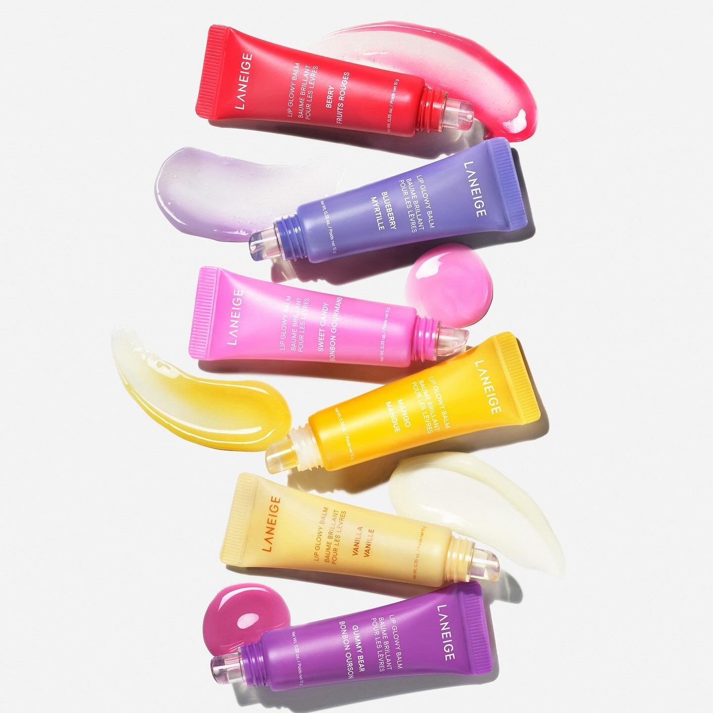 Son Laneige Lip Glowy Balm #Vanilla - Beige Tint - Kallos Vietnam