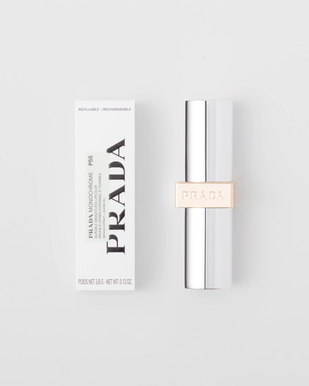 Son PRADA Monochrome Hyper Matte Lipstick #P55 - Fuschia - Kallos Vietnam