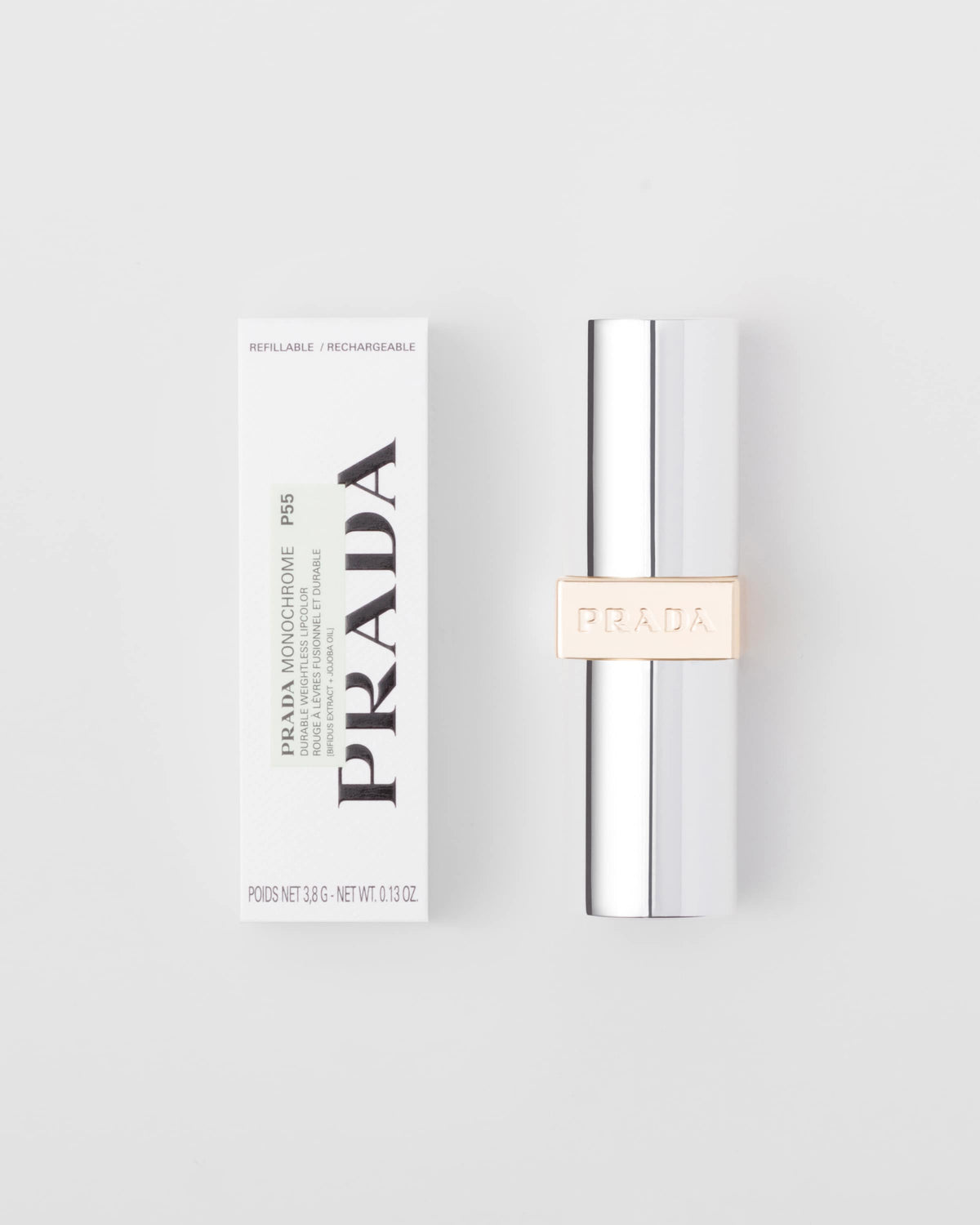 Son PRADA Monochrome Hyper Matte Lipstick #P55 - Fuschia - Kallos Vietnam