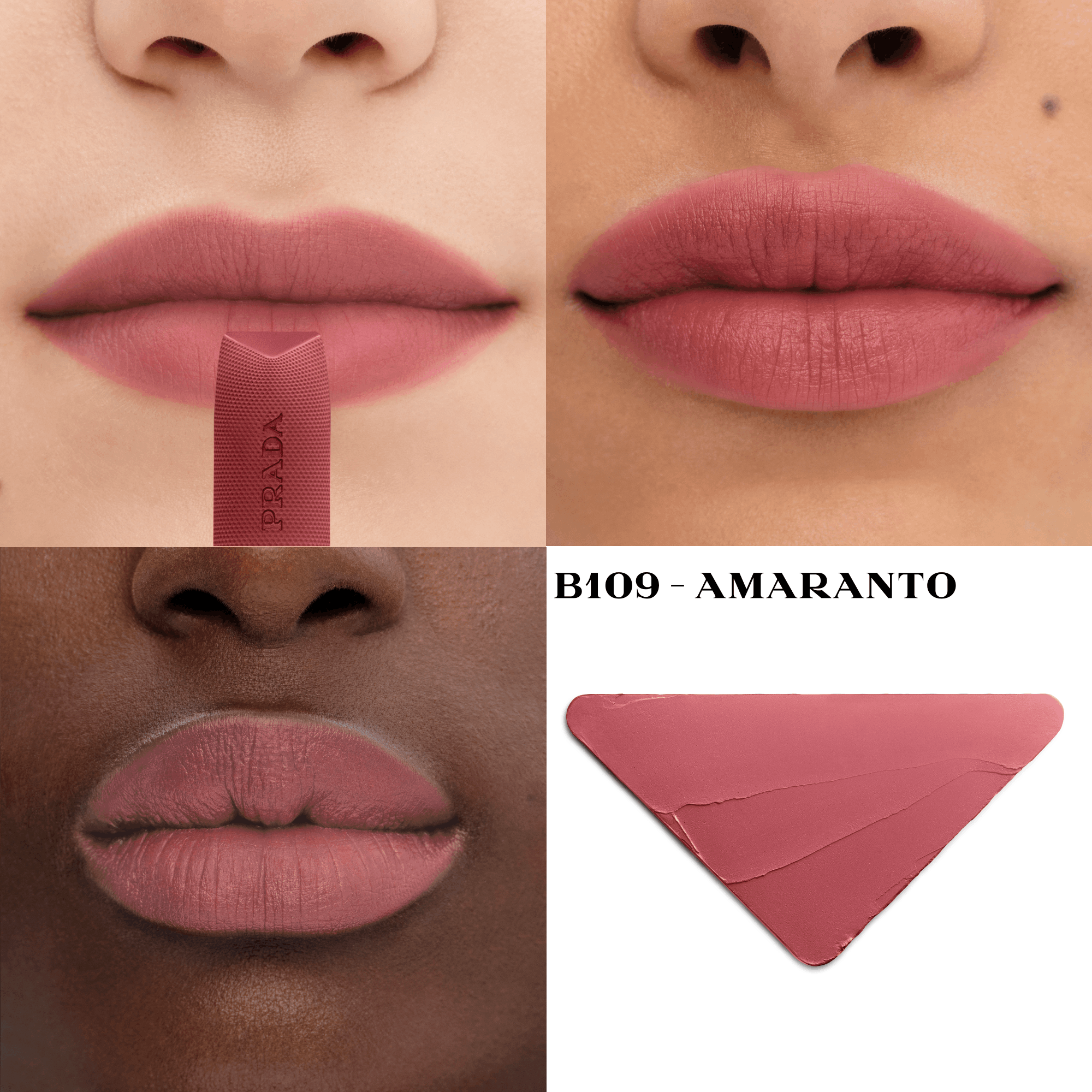 Son PRADA Monochrome Soft Matte Limited Edition #B109 Amaranto - Kallos Vietnam