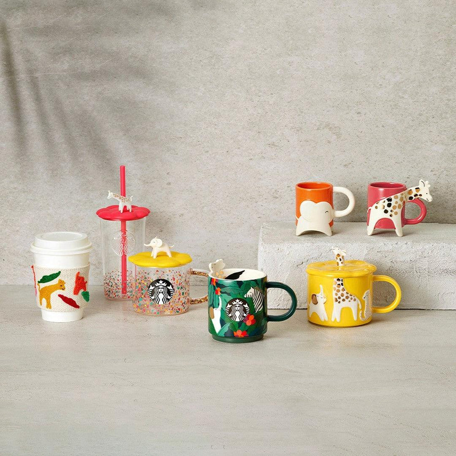 Ly Starbucks 23 Summer Savannah Animal Yellow Giraffe Mug - Kallos Vietnam